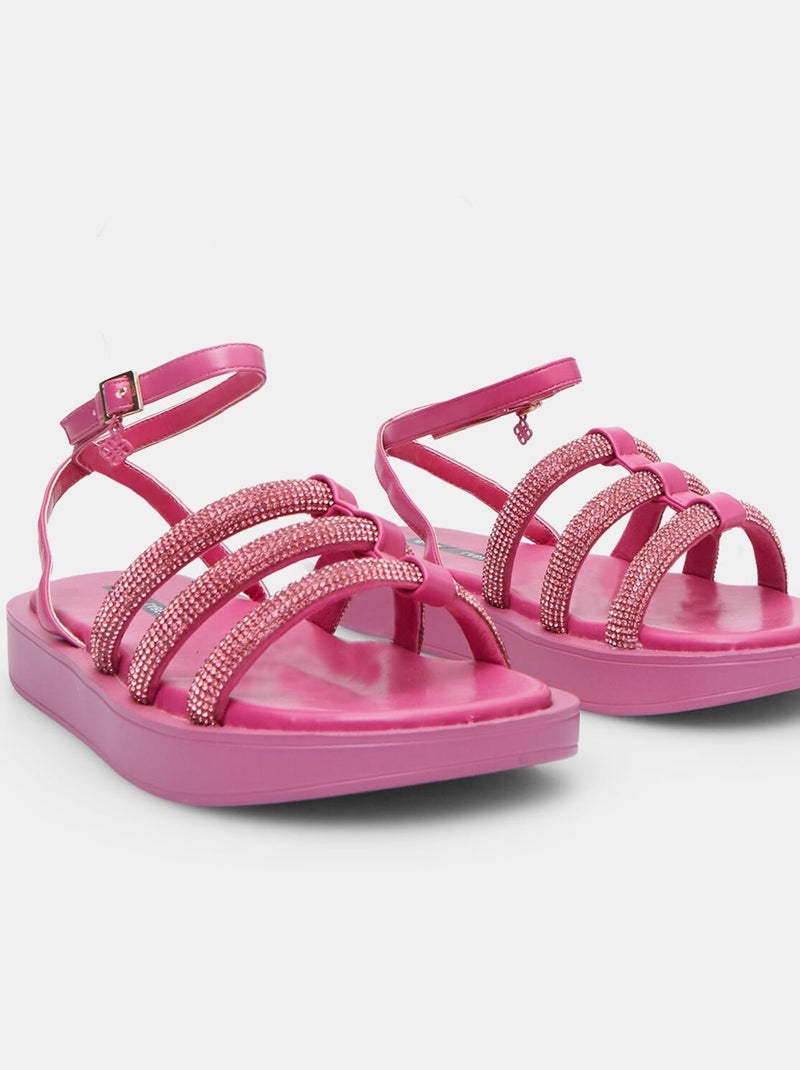 Sandales Bata Red Label avec plateforme 2,5 cm Rose fushia - Kiabi
