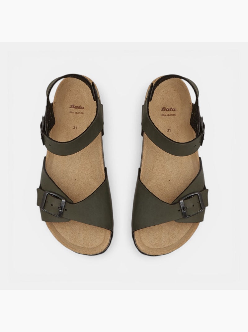 Sandales BATA Vert - Kiabi