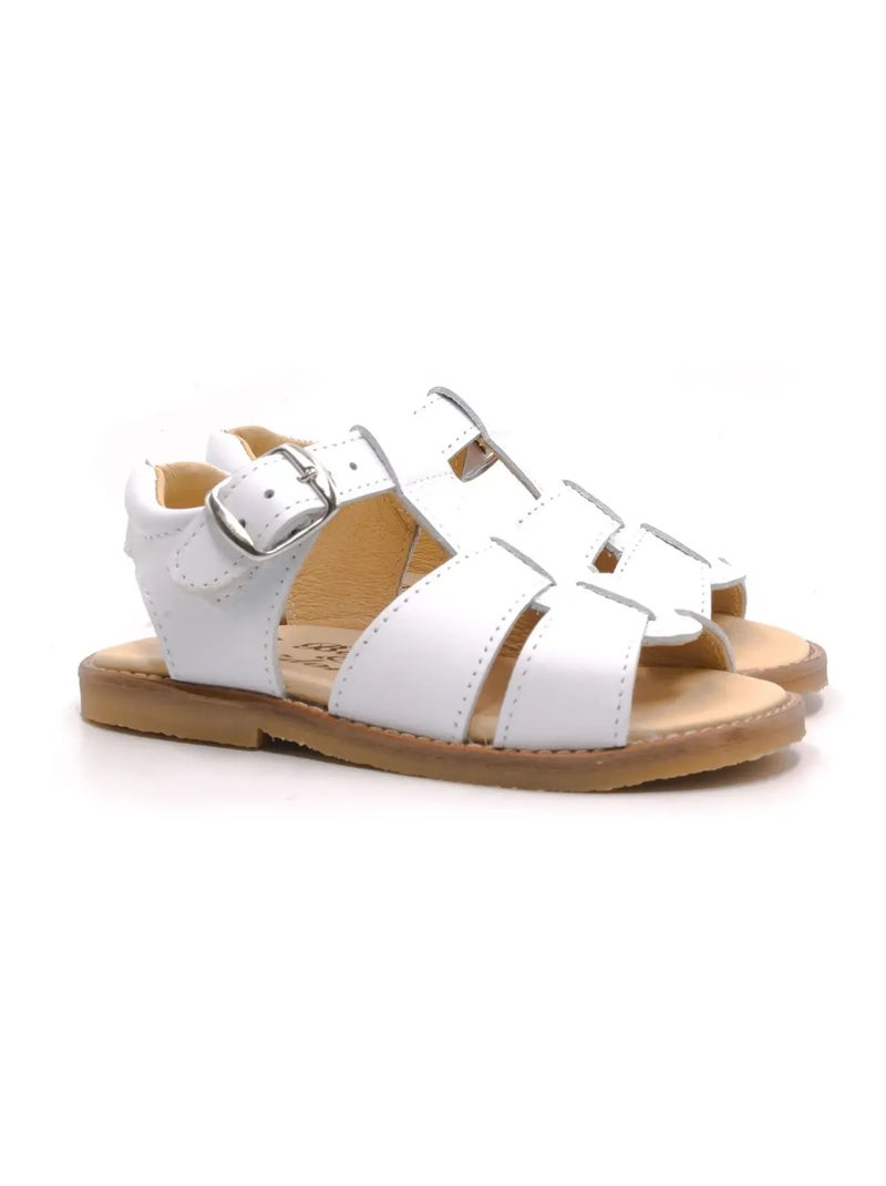 Sandales Bébé - Boni Mini Achille Blanc - Kiabi