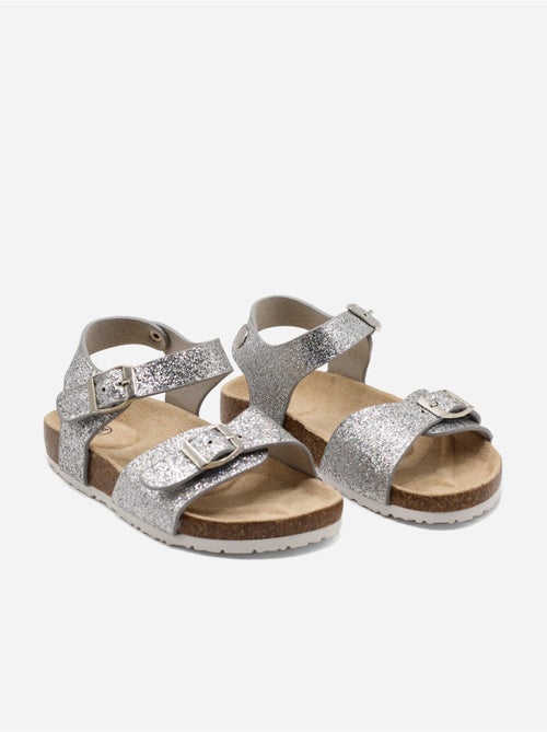Sandales Bébé à paillettes - Doremi - Kiabi