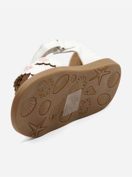 Sandales Bébé à scratch - Kiabi