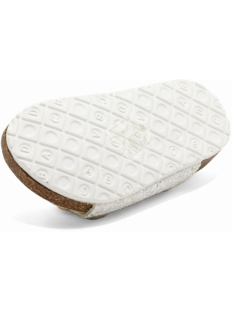 Sandales Bébé à scratch Blanc - Kiabi