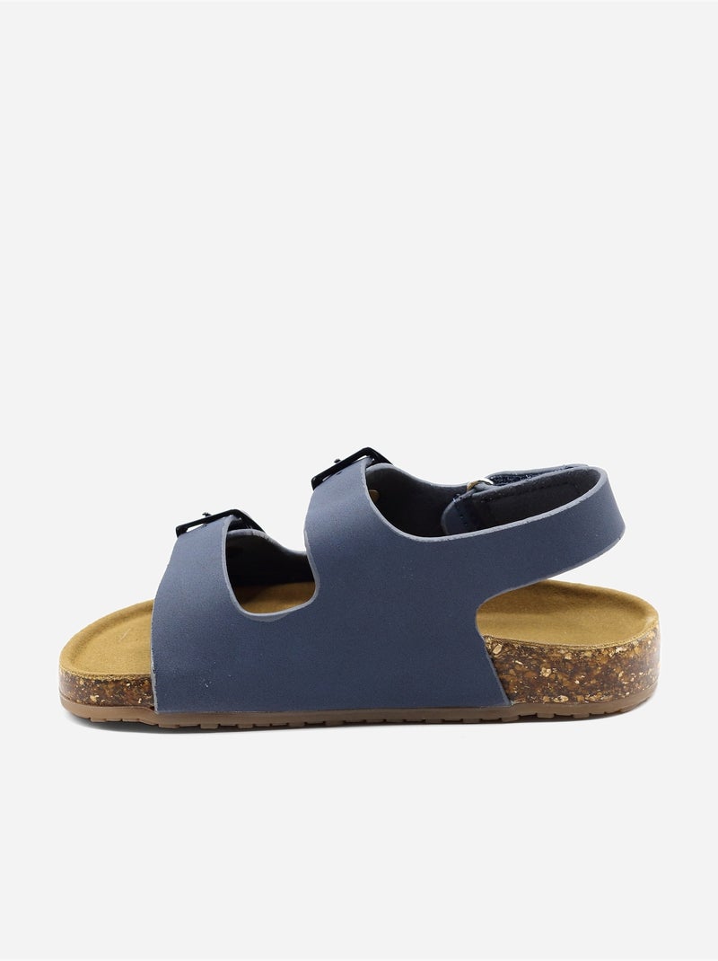 Sandales Bébé à scratch Bleu foncé - Kiabi