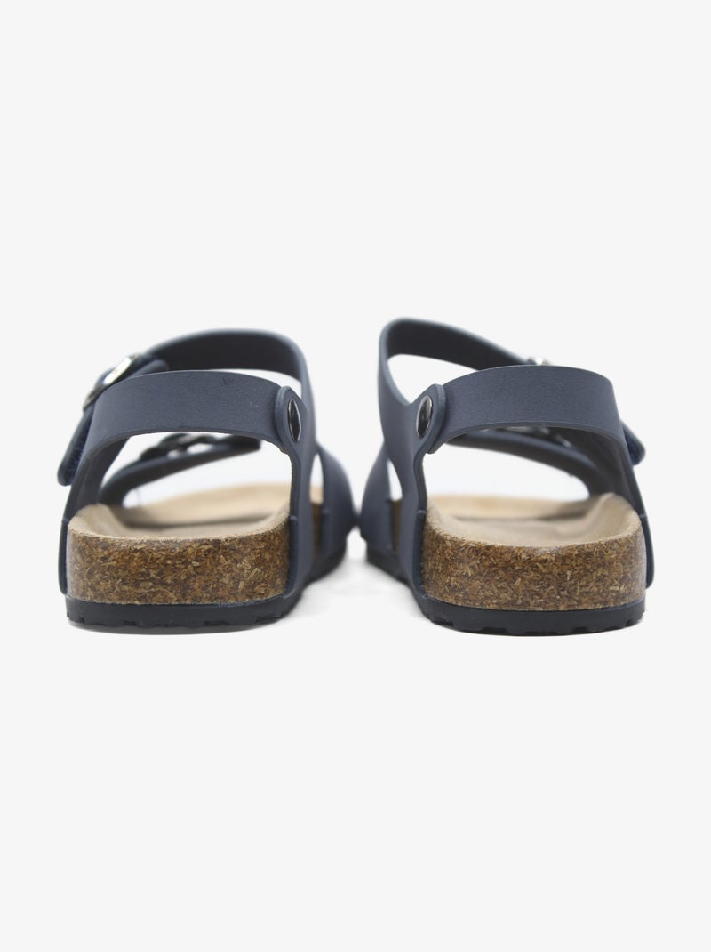 Sandales Bébé à scratchs Bleu foncé - Kiabi
