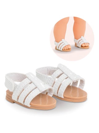 Sandales blanches pour poupée ma Corolle