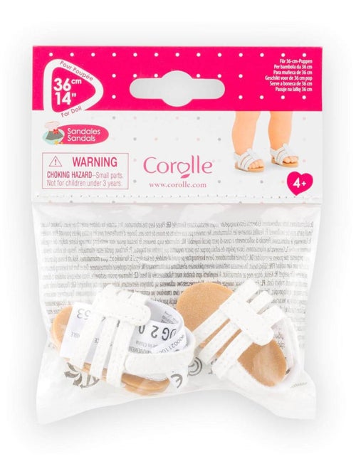 Sandales blanches pour poupée ma Corolle - Kiabi