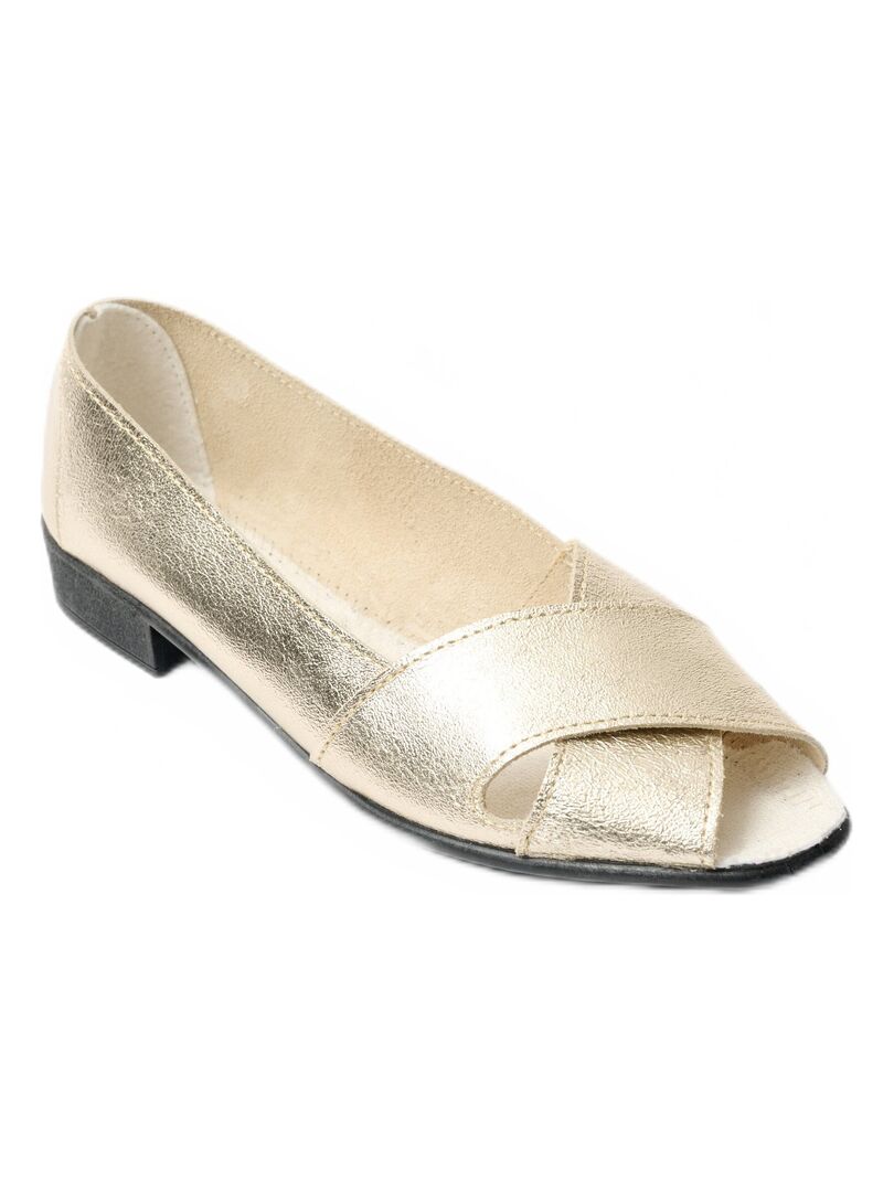 Sandales Bertie Bout Ouvert En Cuir Vert – Taille 39 (UK 6), Talons, Occasion