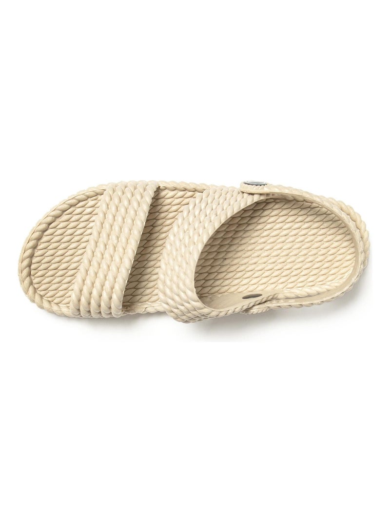 Sandales Brasileras pour femme avec semelle en gomme antidérapante Beige - Kiabi