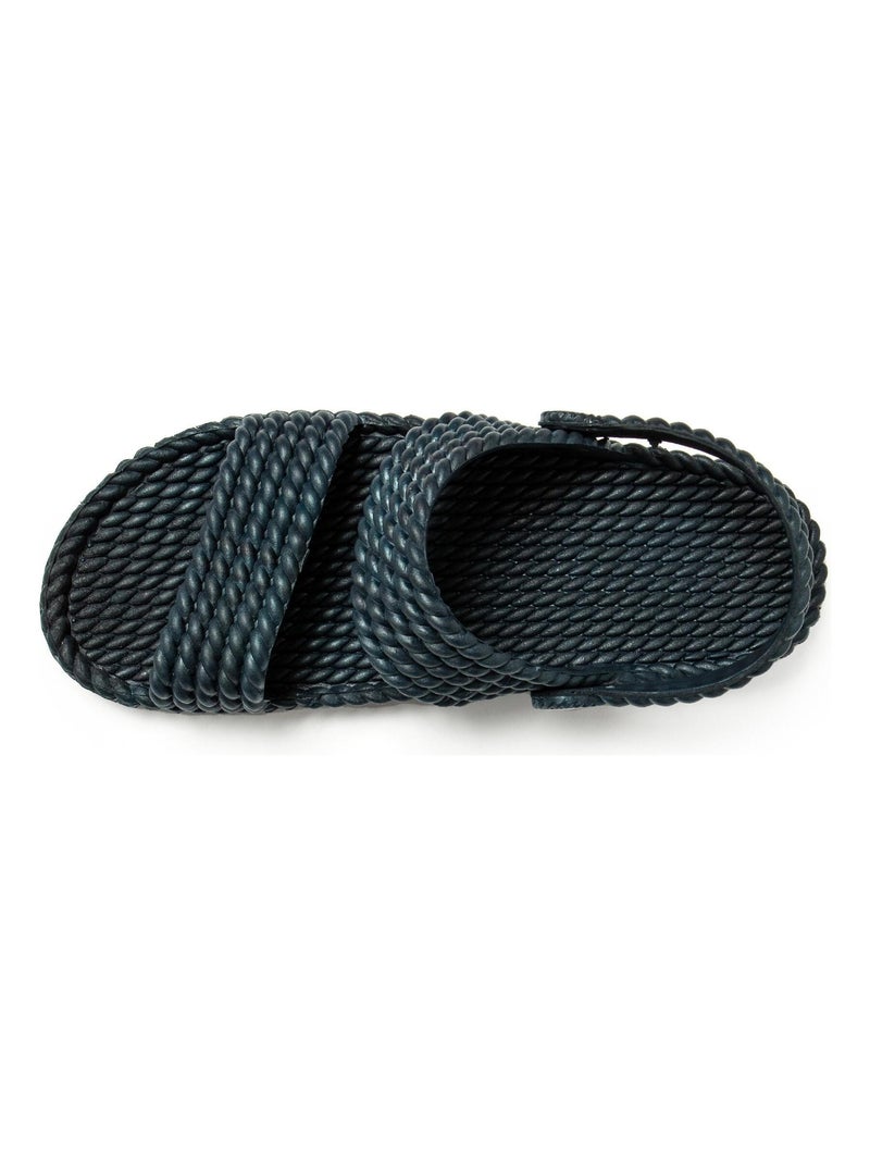 Sandales Brasileras pour femme avec semelle en gomme antidérapante Bleu foncé - Kiabi