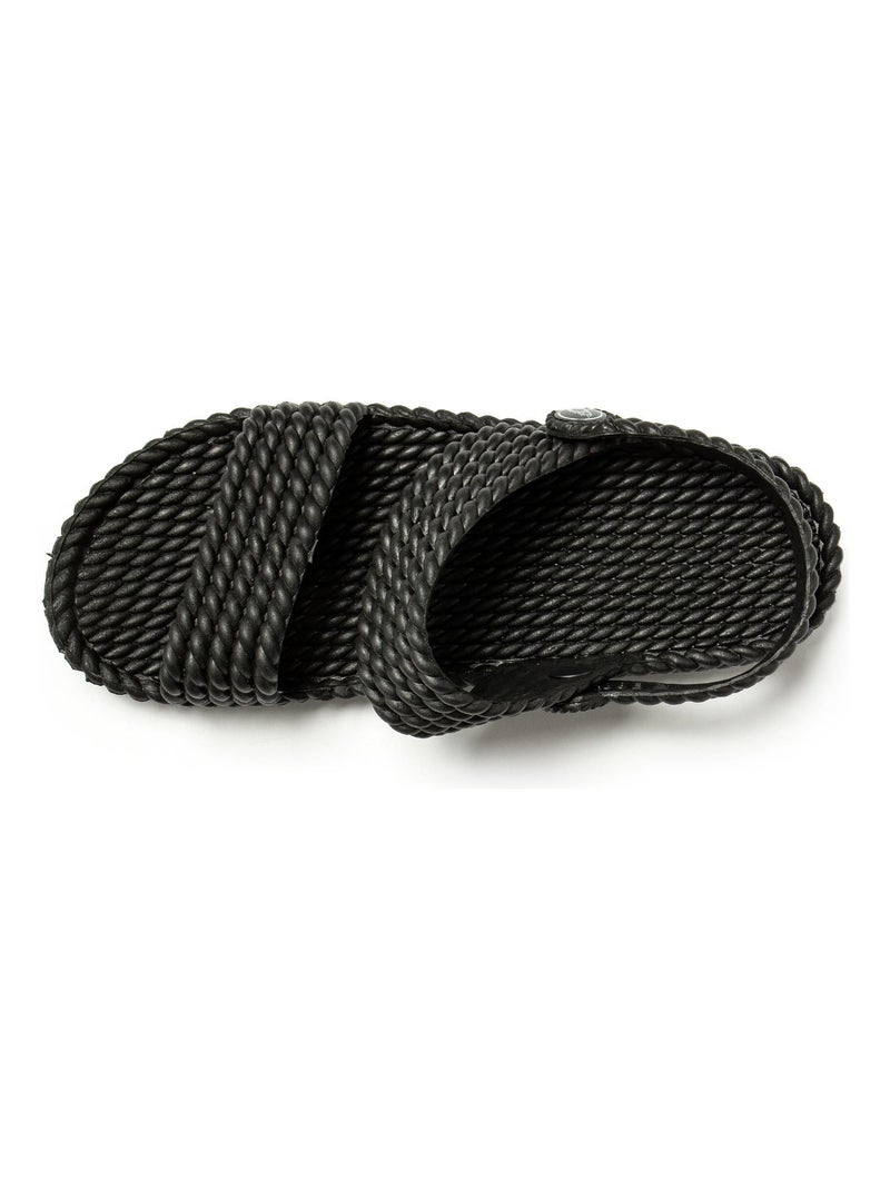 Sandales Brasileras pour femme avec semelle en gomme antidérapante Noir - Kiabi