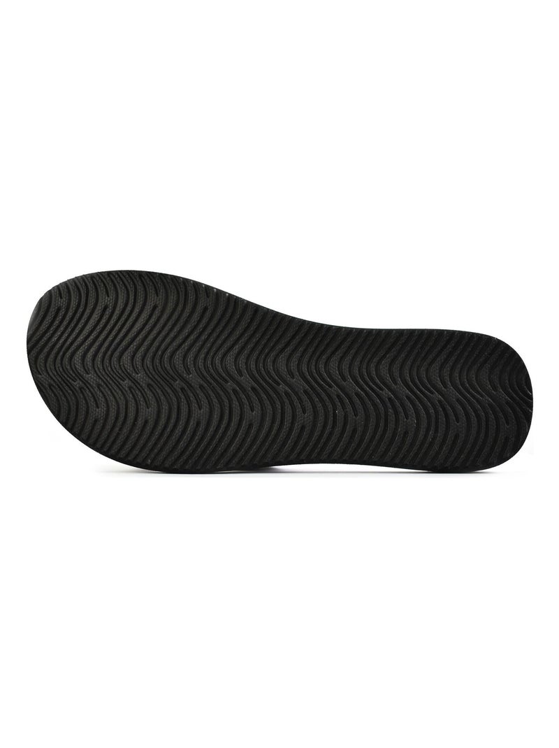 Sandales brasileras pour femme avec semelle en gomme Gris - Kiabi