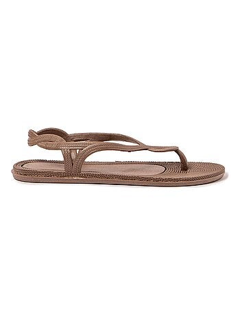 Sandales brasileras pour femme avec semelle en gomme