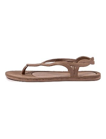 Sandales brasileras pour femme avec semelle en gomme