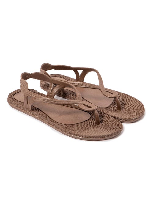 Sandales Brasileras pour femme avec semelle en gomme - Kiabi