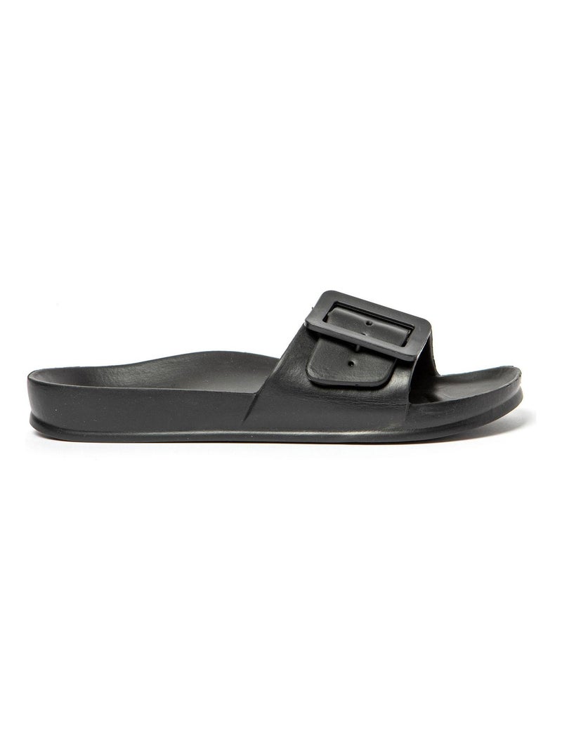 Sandales Brasileras pour femme avec semelle en gomme Noir - Kiabi