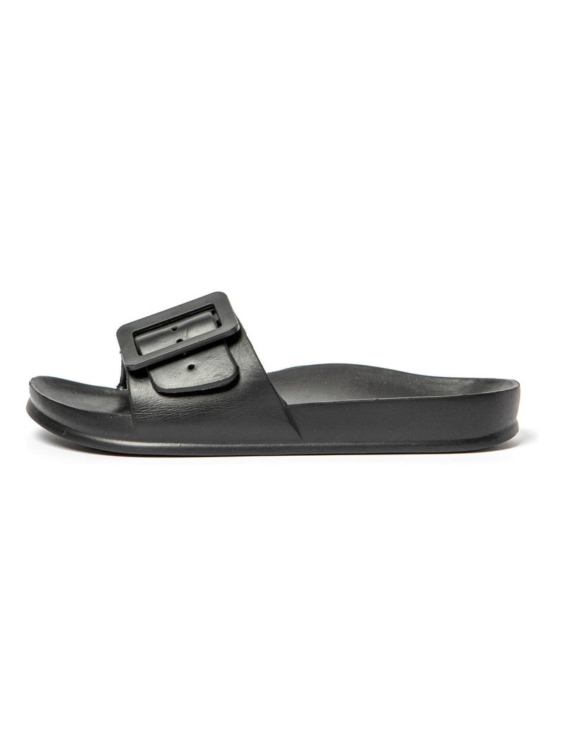 Sandales Brasileras pour femme avec semelle en gomme Noir - Kiabi
