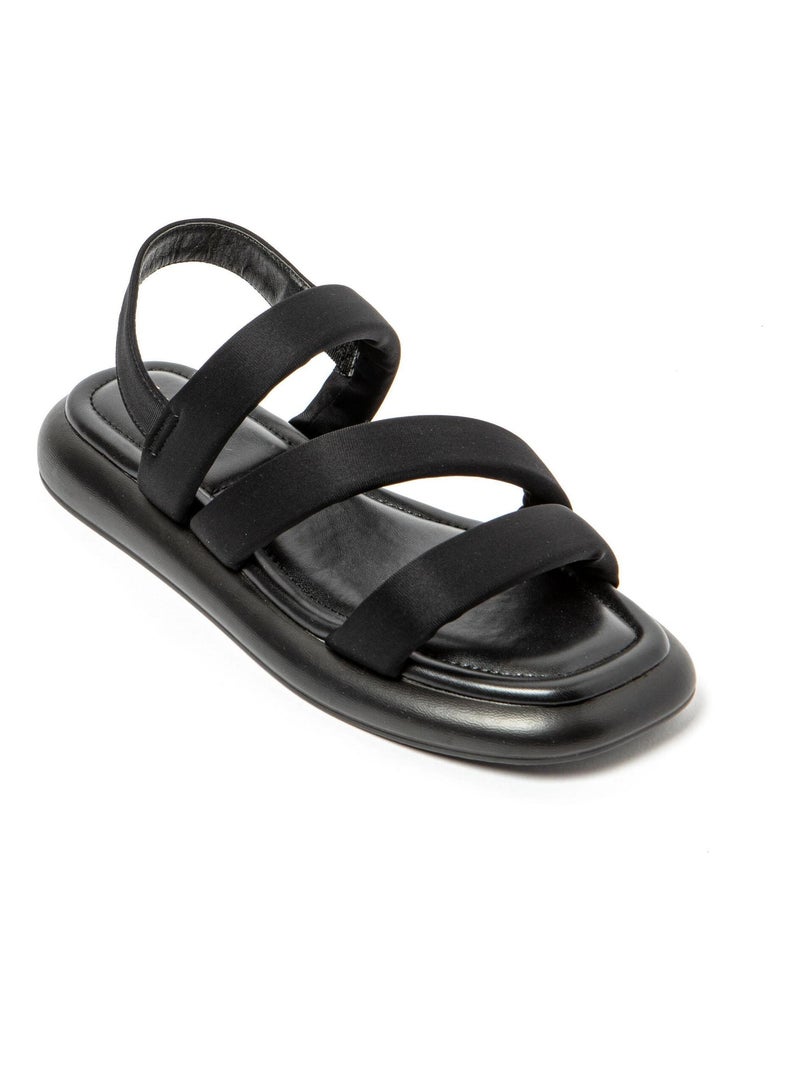 Sandales Brasileras pour femme avec semelle en gomme Noir - Kiabi