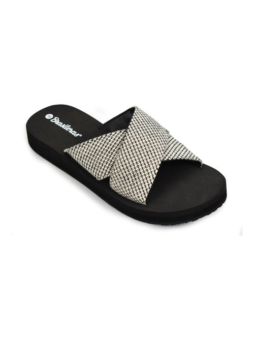 Sandales Brasileras pour femme avec semelle en gomme - Kiabi
