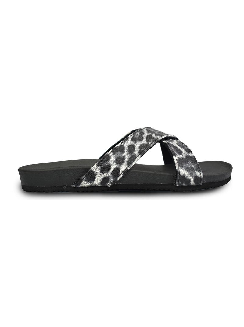 Sandales Brasileras pour femme avec semelle en gomme Noir - Kiabi