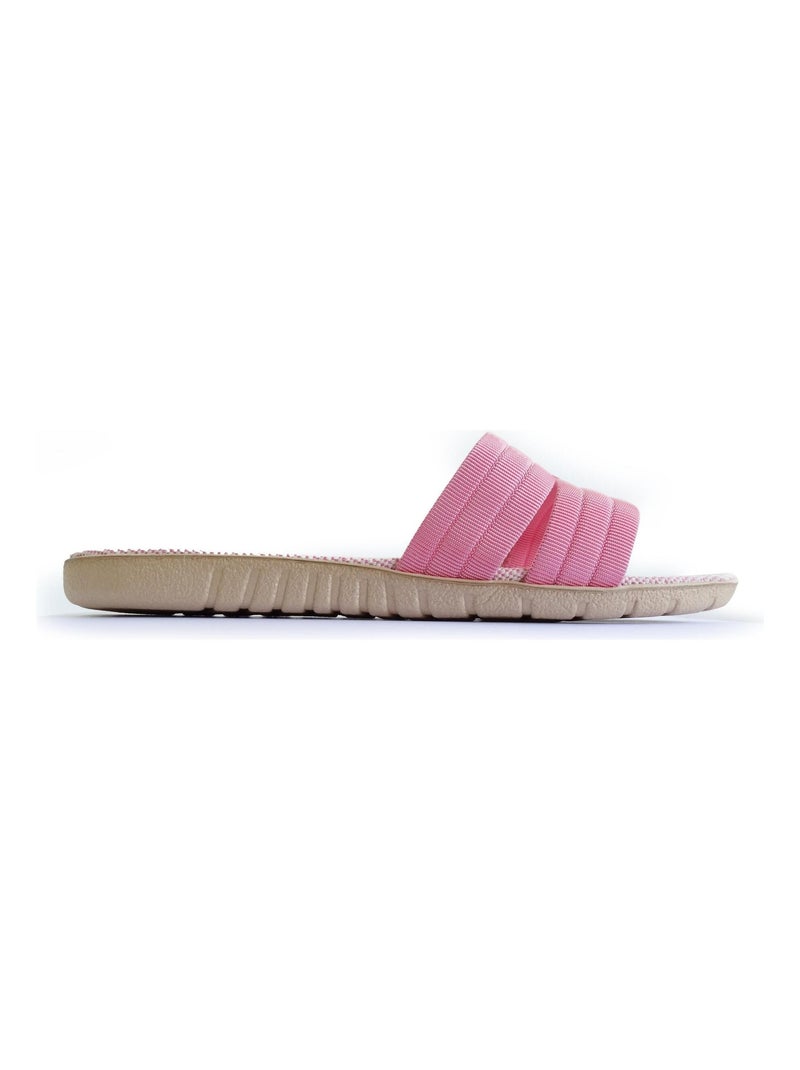 Sandales Brasileras pour femme avec semelle en gomme Rose - Kiabi