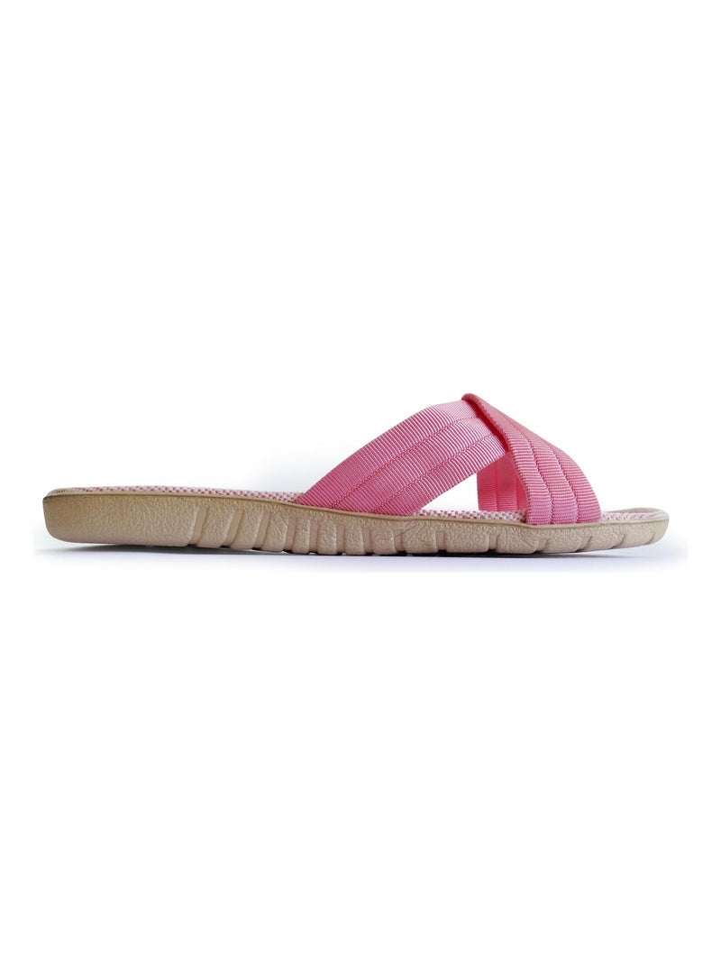 Sandales Brasileras pour femme avec semelle en gomme Rose - Kiabi