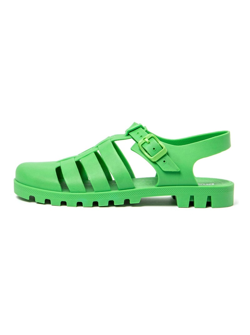 Sandales Brasileras pour femme avec semelle en gomme Vert - Kiabi