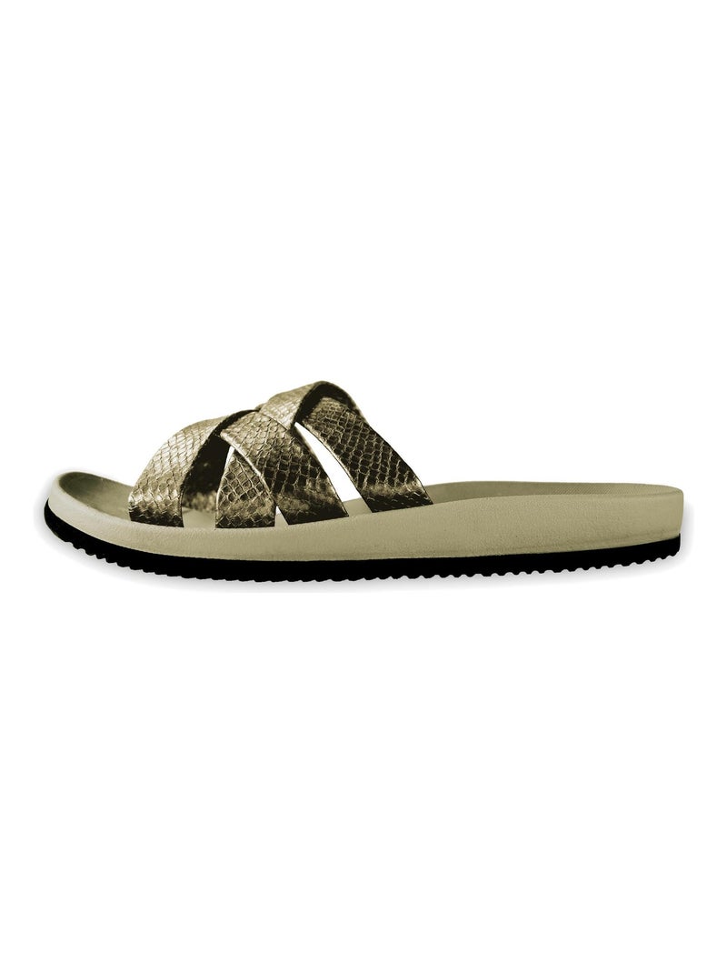 Sandales Brasileras pour femme Doré/or - Kiabi