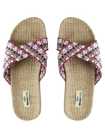 Sandales Brasileras pour femme semelle en gomme