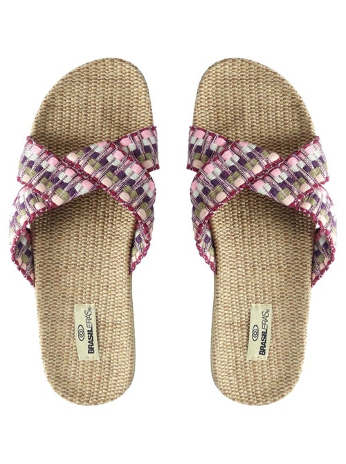 Sandales Brasileras pour femme semelle en gomme - Kiabi