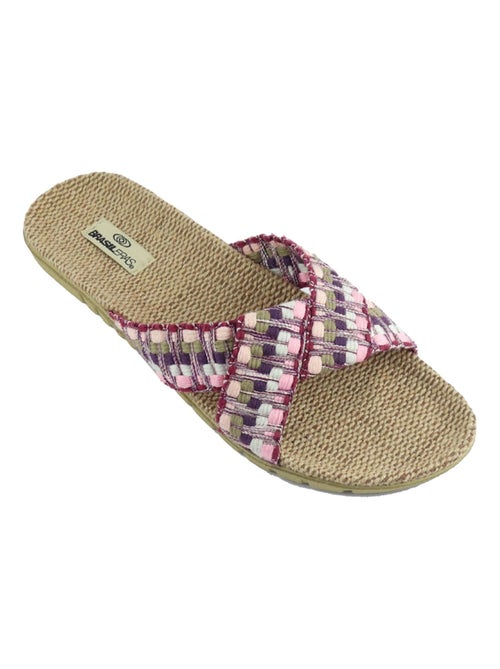 Sandales Brasileras pour femme semelle en gomme - Kiabi