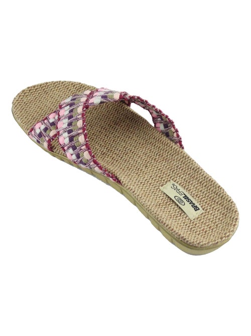Sandales Brasileras pour femme semelle en gomme - Kiabi