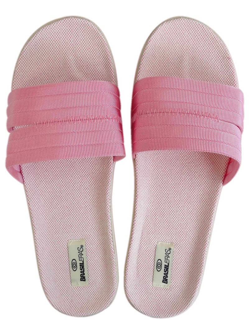 Sandales Brasileras pour femmes avec semelles en gomme Rose - Kiabi