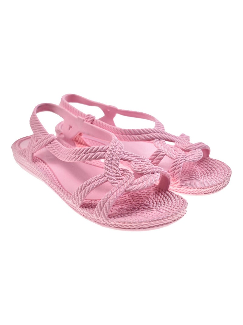 Sandales Brasileras unisexes avec semelles en caoutchouc Rose - Kiabi