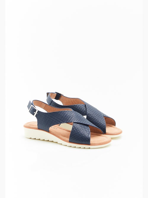 Sandales brides croisées Amortyl - Damart - Kiabi