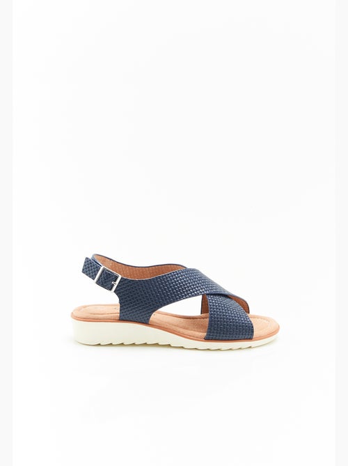 Sandales brides croisées Amortyl - Damart - Kiabi