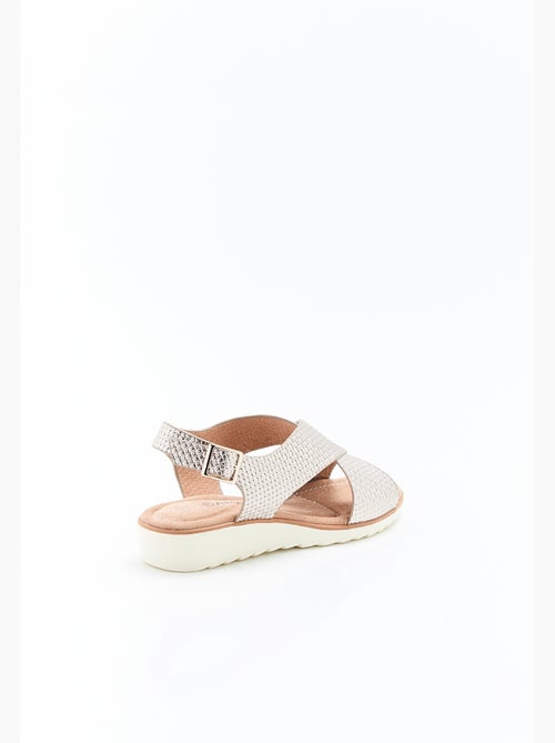 Sandales brides croisées Amortyl - Damart - Kiabi