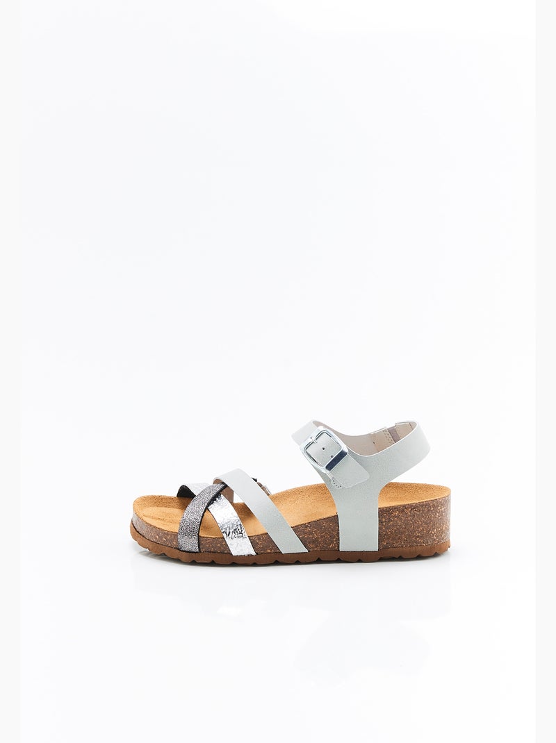 Sandales brides croisées Piedical - Damart Vert - Kiabi
