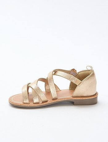 Sandales brides unie