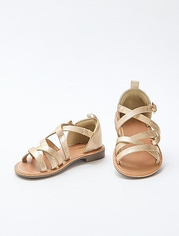 Sandales brides unie