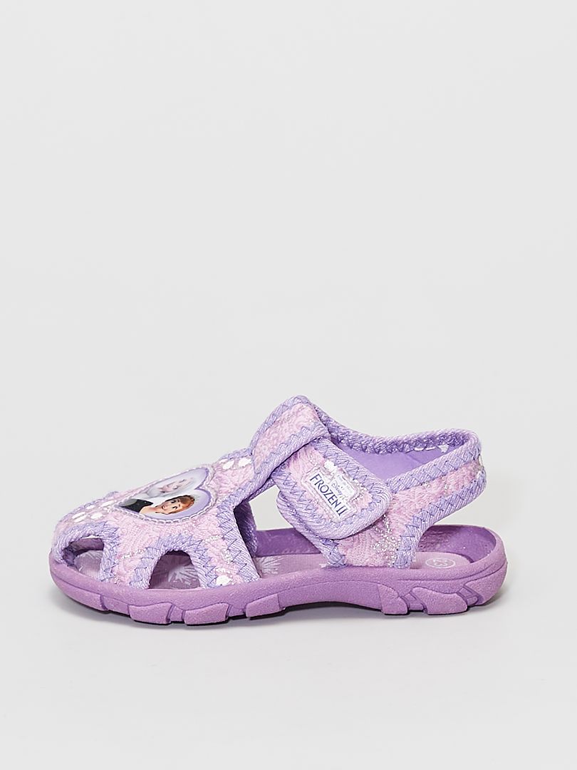 Sandales brillantes 'Reine des neiges' ' violet - Kiabi
