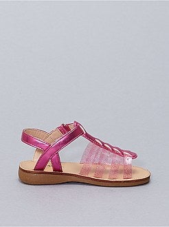 Sandales brillantes type méduses - Kiabi