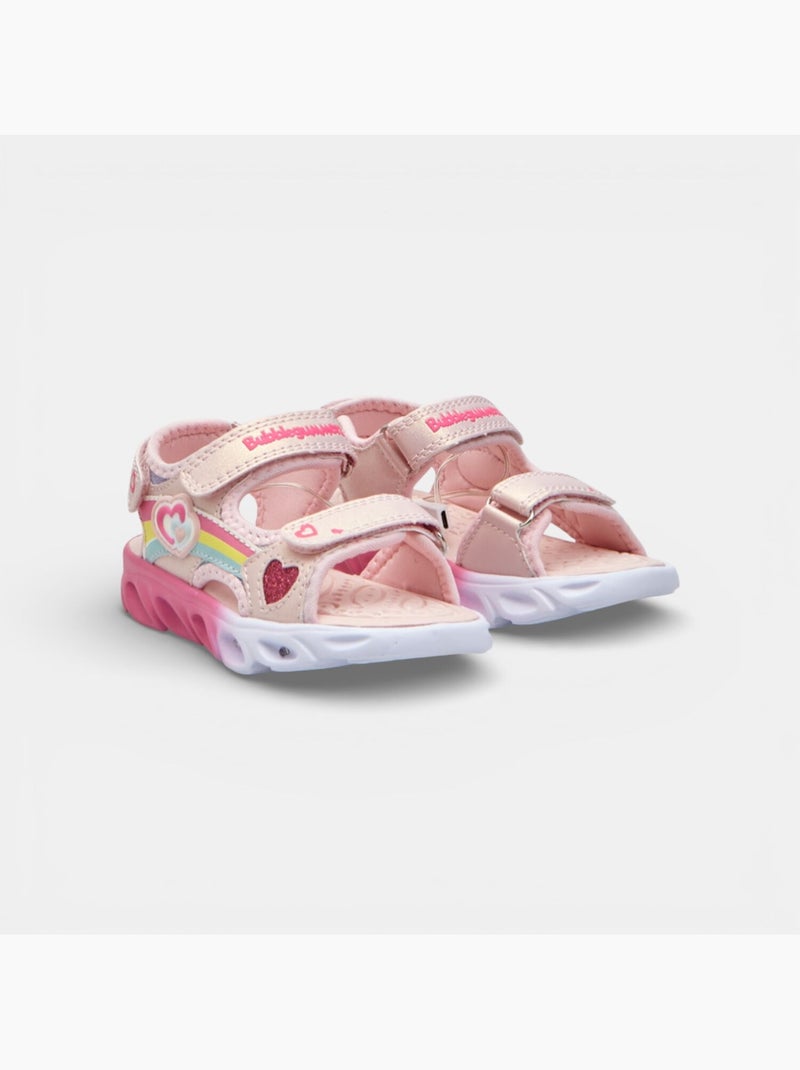 Sandales Bubblegummers avec lumières Rose - Kiabi