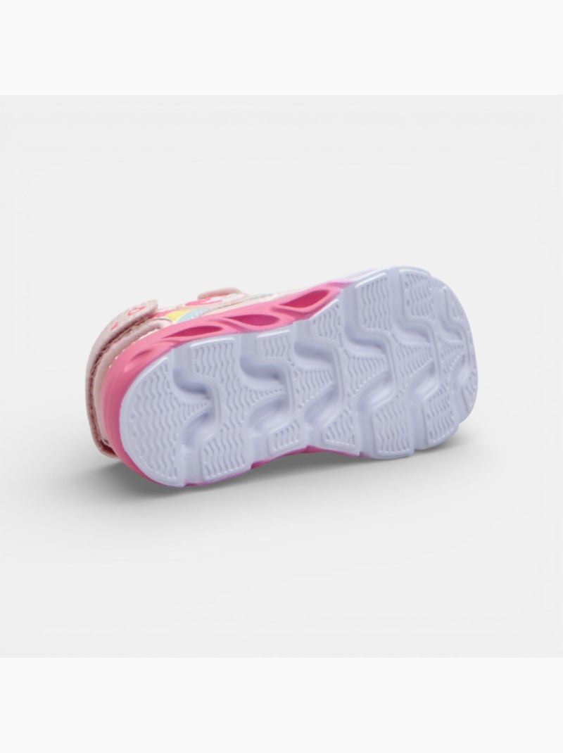 Sandales Bubblegummers avec lumières Rose - Kiabi