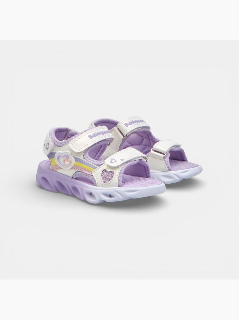 Sandales Bubblegummers avec lumières Violet - Kiabi