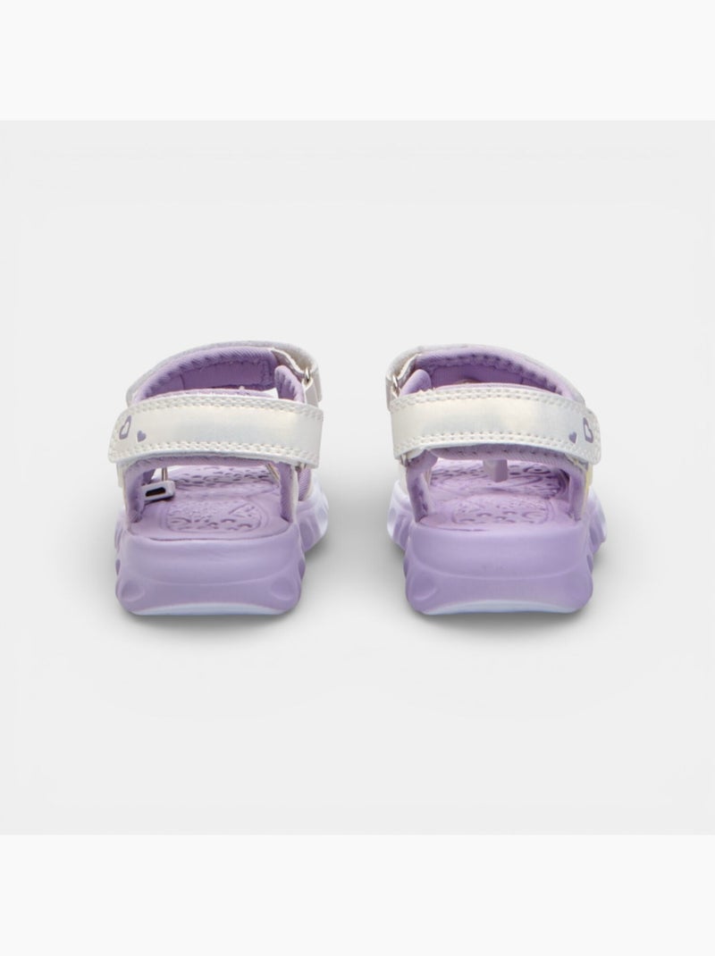 Sandales Bubblegummers avec lumières Violet - Kiabi