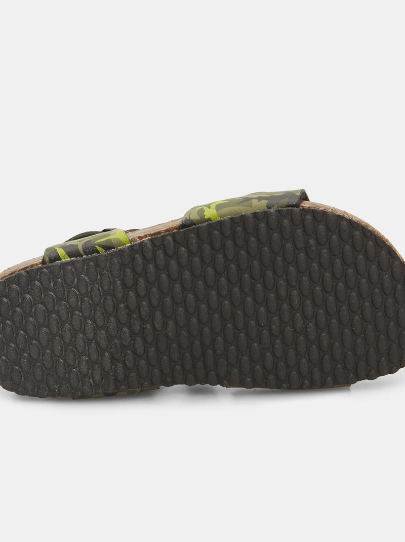 Sandales Bubblegummers avec motif requins BATA Vert - Kiabi