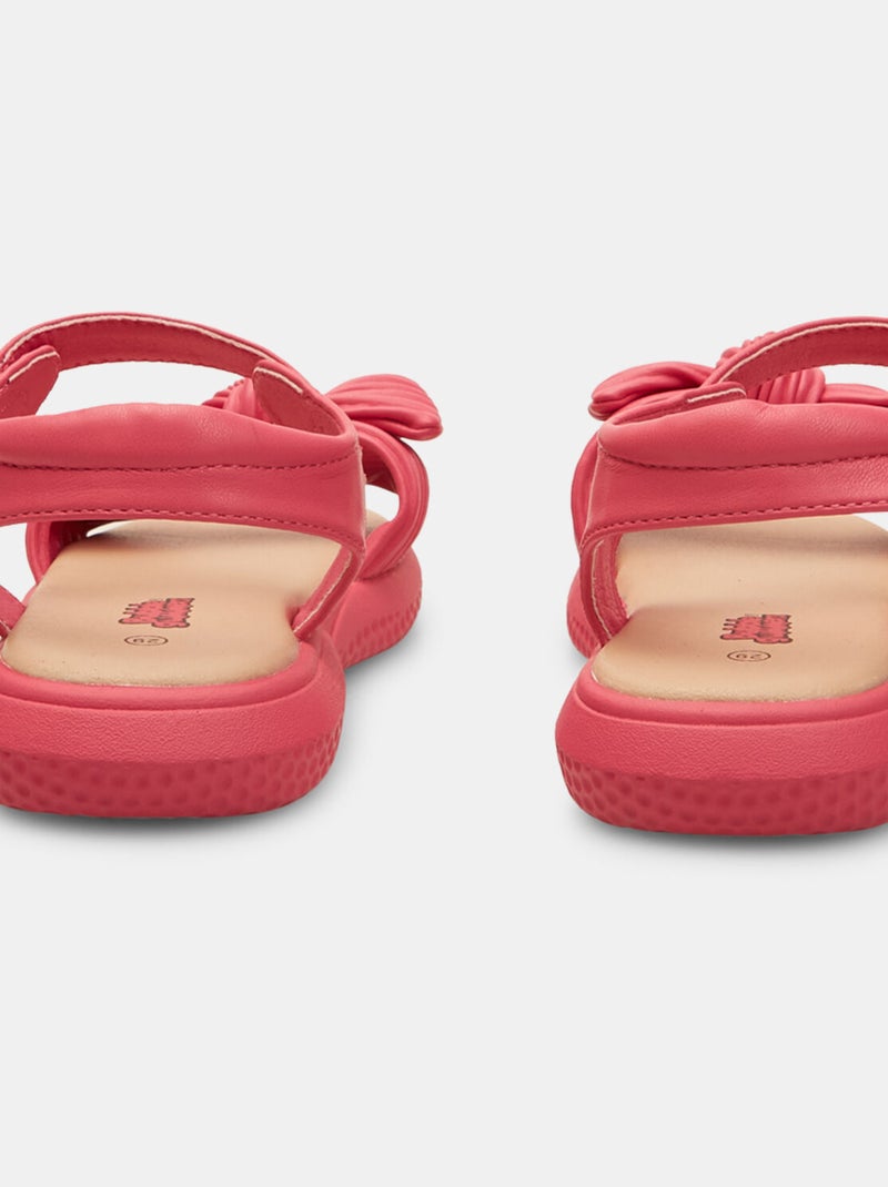 Sandales Bubblegummers avec nœud BATA Rose - Kiabi