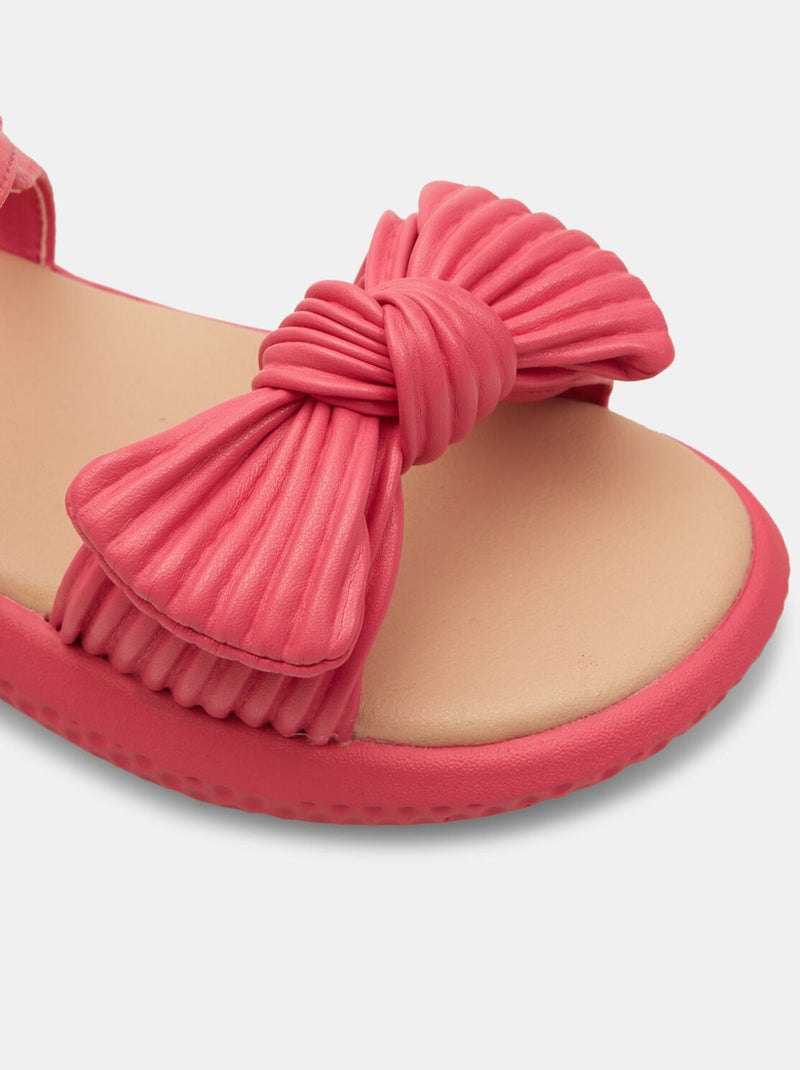 Sandales Bubblegummers avec nœud BATA Rose - Kiabi