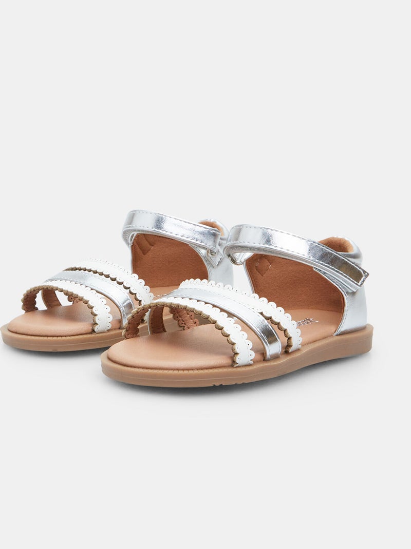 Sandales Bubblegummers BATA Argent - Kiabi