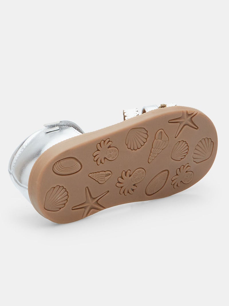 Sandales Bubblegummers BATA Argent - Kiabi